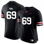 Men's Ohio State Buckeyes #69 Brandon Pahl Black Nike NCAA College Football Jersey Season USF0344XT